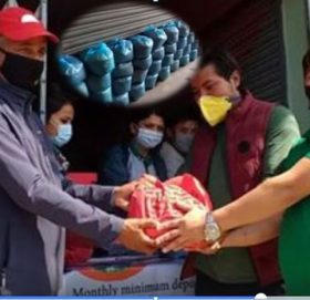 गोकर्ण सहकारीद्वारा १६० परिवारलाई राहत वितरण