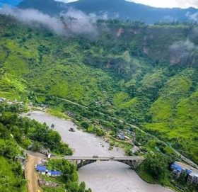 मध्यपहाडी लोकमार्ग अन्तर्गत पर्वत र बाग्लुङ जिल्ला जोड्ने मालढुंगा पुल