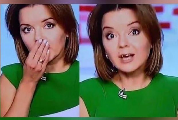 समाचार पढ्दापढ्दै समाचार वाचिकाको दाँत फुस्किएपछि…(भिडियोसहित)