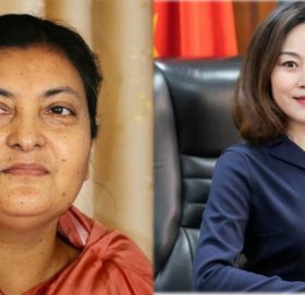 राष्ट्रपतिलाई भेट्न चिनियाँ राजदूत पुगिन् शितलनिवास