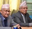 घनश्याम भुसालको पहलमा अध्यक्ष ओली र नेता नेपालबीच संवाद