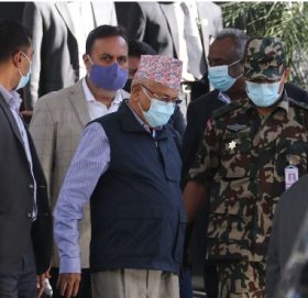 एमाले अध्यक्ष ओली र नेता नेपालको भेटवार्ता सकियो