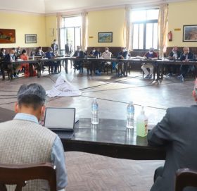 कोभिड संकटविरुद्ध रणनीति बनाउन प्रधानमन्त्री निवासमा सर्वपक्षीय बैठक