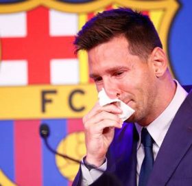 २१ वर्षपछि बार्सिलोनाबाट रुँदै बाहिरिए मेस्सी, भने: म यसका लागि तयार थिइन