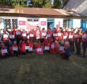 नेकपा माओवादी केन्द्र कुश्मा १२ ठूलीपोखरीको अध्यक्षमा चुडामणी पौडेल सहित २९ सदस्यीय कमिटि सर्बसम्मत