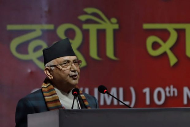 एमाले नेतृत्व चयनमा निर्वाचन हुन नदिने ओलीको संकेत