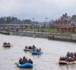 वाग्मती नदीमा र्‍याफ्टिङ (तस्वीरहरू)