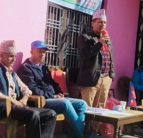 ठूलीपोखरीमा शुभकामना आदानप्रदान