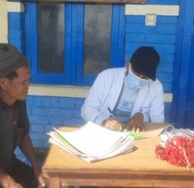 पर्वतको हलहलेमा स्वास्थ्य शिविर सम्पन्न