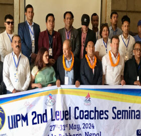 मोर्डन पेन्टाथलन खेलका प्रशिक्षकलाई युआइपिएम दोस्रो तहको प्रशिक्षण