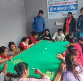 जलजलामा बुटिक र ड्राईभिङ तालिम सञ्चालन