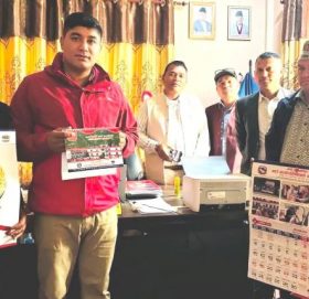 मोदी गाउँपालिकाको बार्षिक क्यालेण्डर बिमोचन