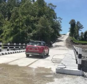 सात महिना अगाबै लिदिखोलामा मोटरेबल पुल निर्माण