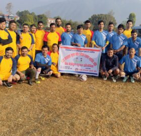 पर्वत अस्पताल र नेपाल पत्रकार महासंघबीच मैत्रीपुर्ण फुटबल प्रतियोगिता, महासंघ बिजयी