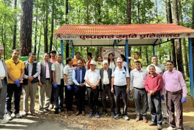 पुष्पलाल स्मृति दिवसमा सरसफाई कार्यक्रम