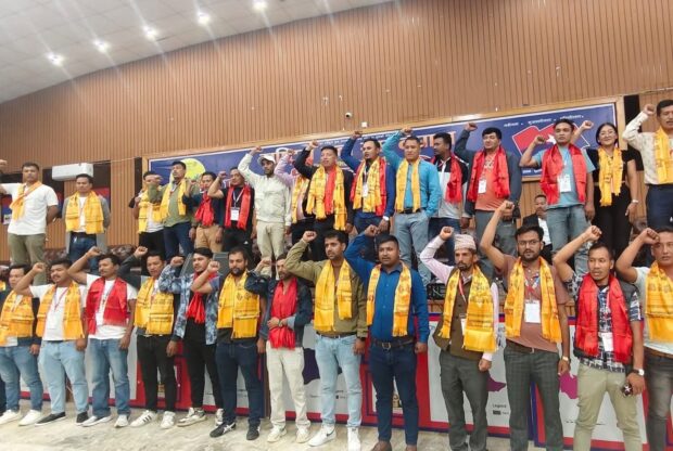 युवा संघको काभ्रे जिल्ला अधिवेशन :  विद्या भण्डारी पक्षद्वारा एकलौटी कमिटी घोषणा