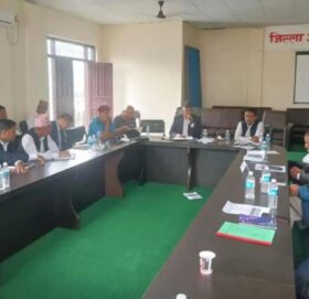 पर्वतका सरकारी कार्यालयहरुको बार्षिक समिक्षा तथा अन्तरक्रिया कार्यक्रम सम्पन्न