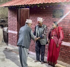 समाजसेवी पौडेलको सहयोगमा पार्वती गुफामा भण्डार गृह निर्माण