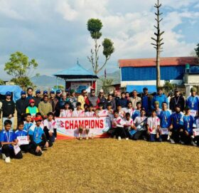 पर्वत जिल्ला इन्टर स्कुल टि-२० क्रिकेट प्रतियोगिताको उपाधि मङ्गोलदय माध्यमिक विद्यालयलाई