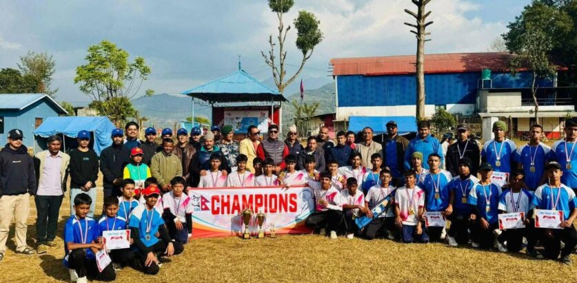 पर्वत जिल्ला इन्टर स्कुल टि-२० क्रिकेट प्रतियोगिताको उपाधि मङ्गोलदय माध्यमिक विद्यालयलाई