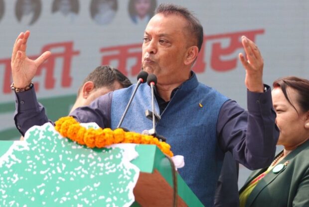 सुशासन र विकासका लागि कांग्रेसलाई बहुमत दिनुस् : सभापति थापा