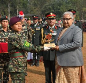 राष्ट्रिय सेवा दल सिनियर डिभिजन तालिमको दीक्षान्त कवाज सम्पन्न