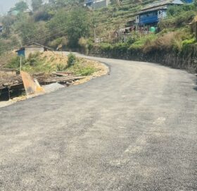 कुश्मा–१३ को उदाहरणीय पहल: वडागत बजेटबाट सडक कालोपत्रे
