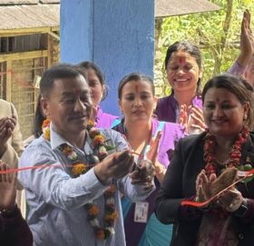 ल्वाङ घलेल स्वास्थ्य चौकीको नयाँ भवन समुद्घाटन सम्पन्न