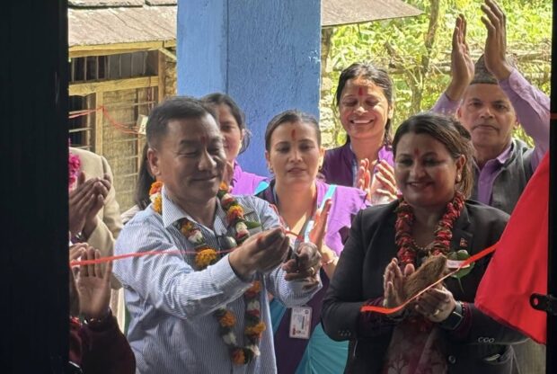 ल्वाङ घलेल स्वास्थ्य चौकीको नयाँ भवन समुद्घाटन सम्पन्न